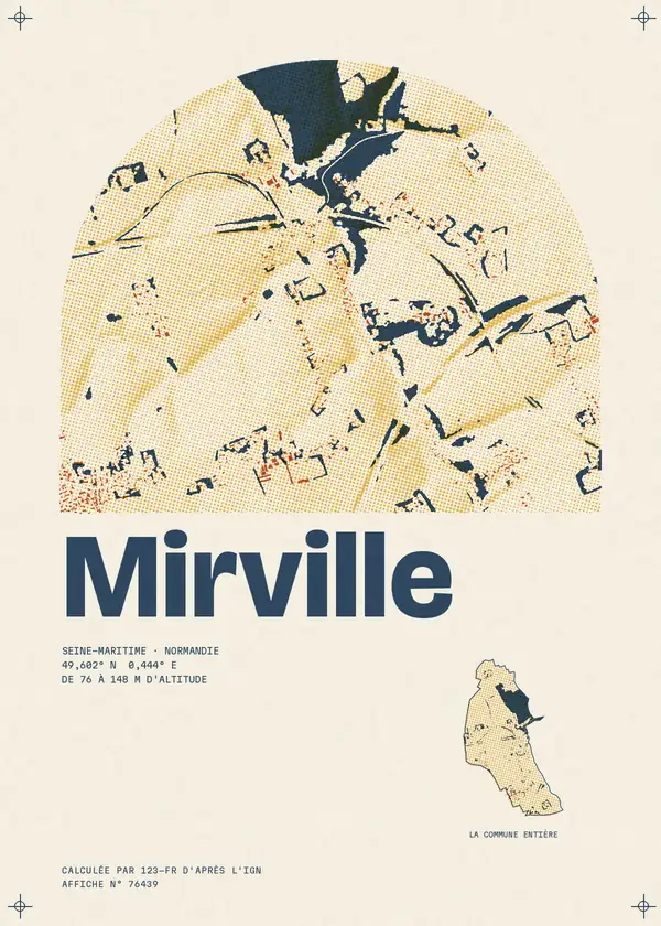 Affiche de Mirville, calculée par 123-fr d'après l'IGN