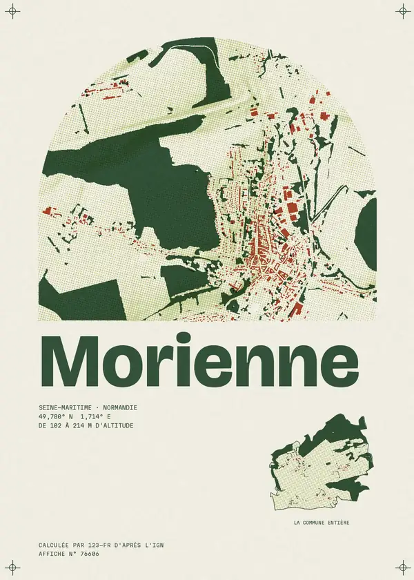 Affiche de Morienne, calculée par 123-fr d'après l'IGN