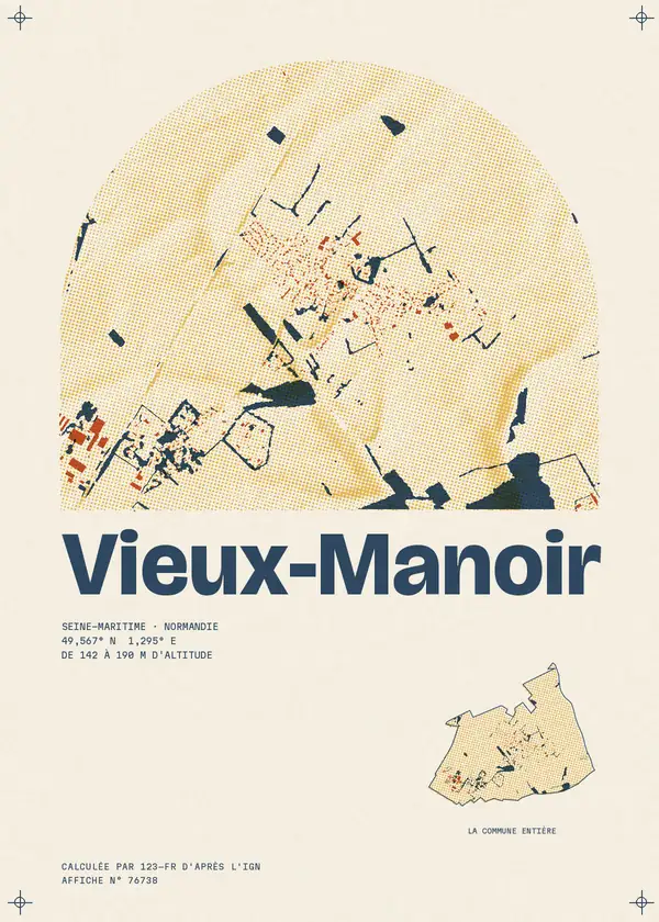 Affiche de Vieux-Manoir, calculée par 123-fr d'après l'IGN