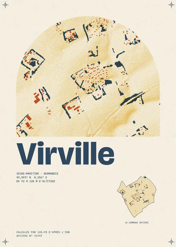 Affiche de Virville, calculée par 123-fr d'après l'IGN