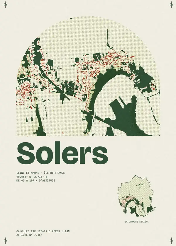 Affiche de Solers, calculée par 123-fr d'après l'IGN