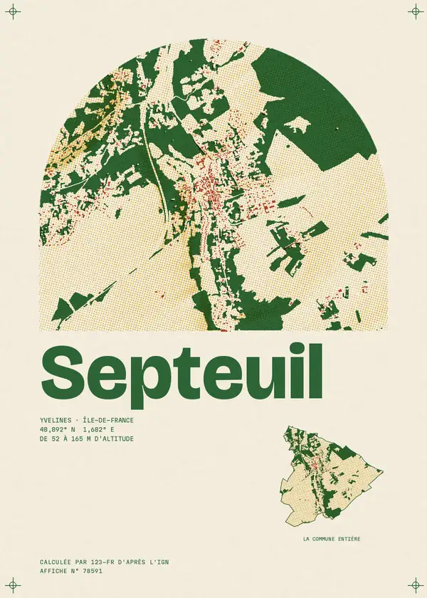 Affiche de Septeuil, calculée par 123-fr d'après l'IGN