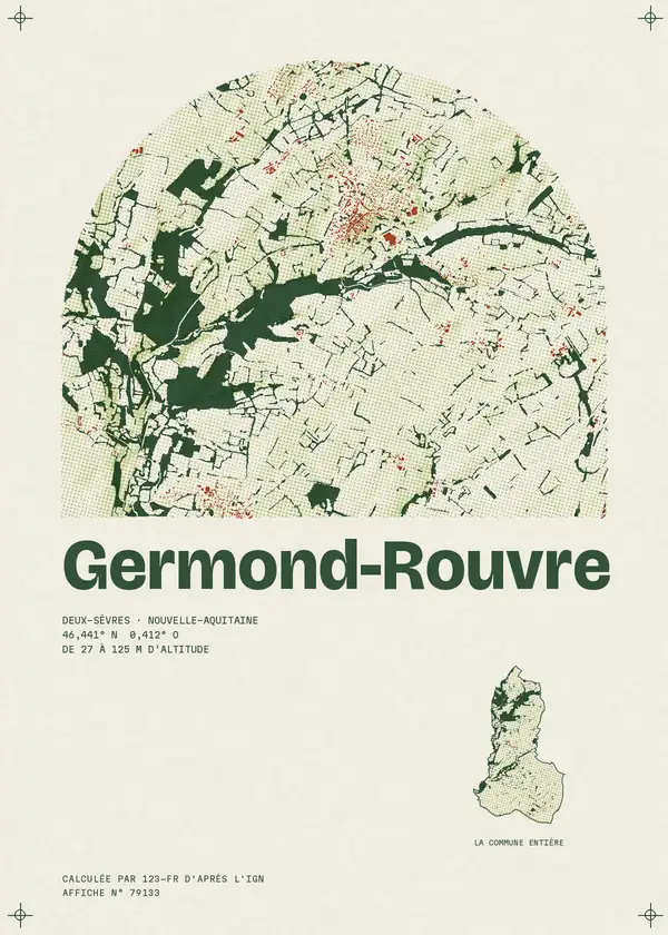 Affiche de Germond-Rouvre, calculée par 123-fr d'après l'IGN