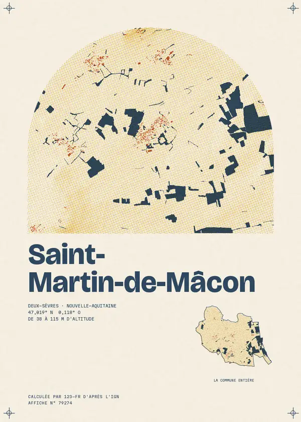 Affiche de Saint-Martin-de-Mâcon, calculée par 123-fr d'après l'IGN