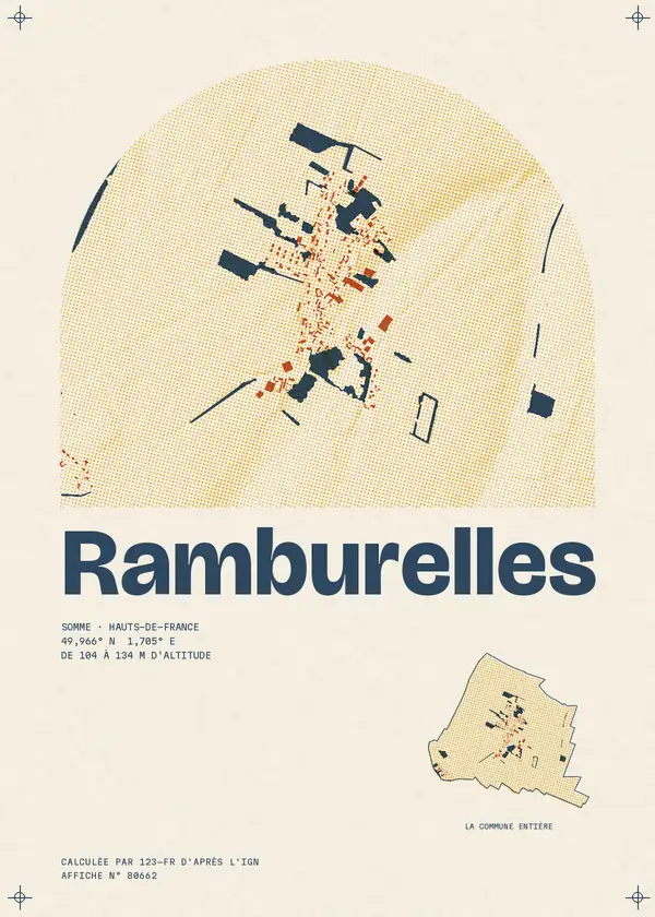 Affiche de Ramburelles, calculée par 123-fr d'après l'IGN