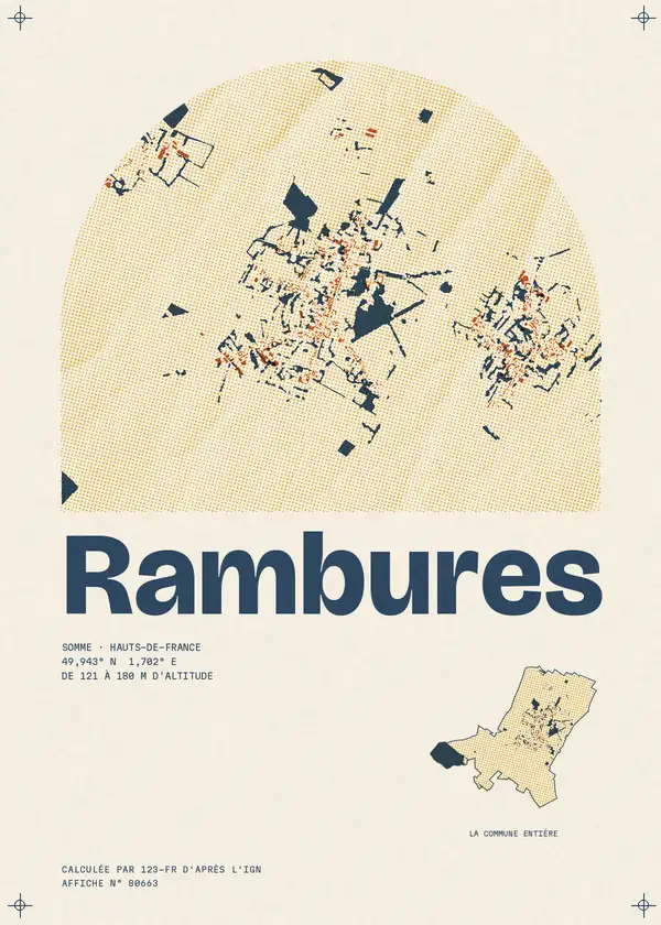 Affiche de Rambures, calculée par 123-fr d'après l'IGN