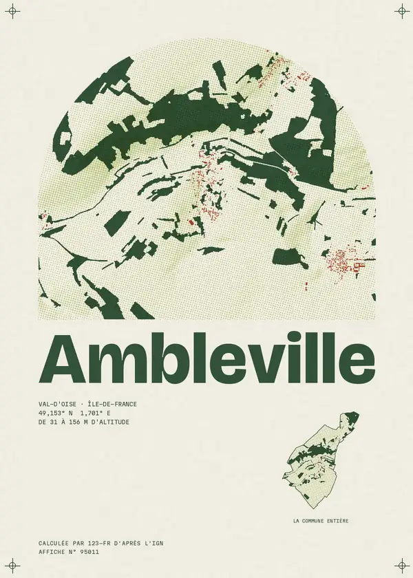 Affiche de Ambleville, calculée par 123-fr d'après l'IGN