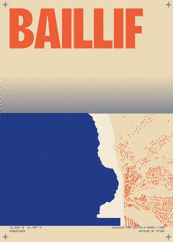 Affiche de Baillif, calculée par 123-fr d'après l'IGN