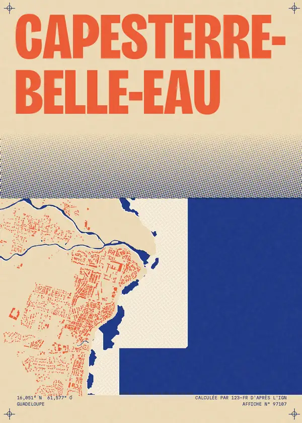 Affiche de Capesterre-Belle-Eau, calculée par 123-fr d'après l'IGN