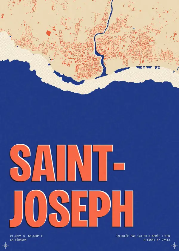 Affiche de Saint-Joseph, calculée par 123-fr d'après l'IGN