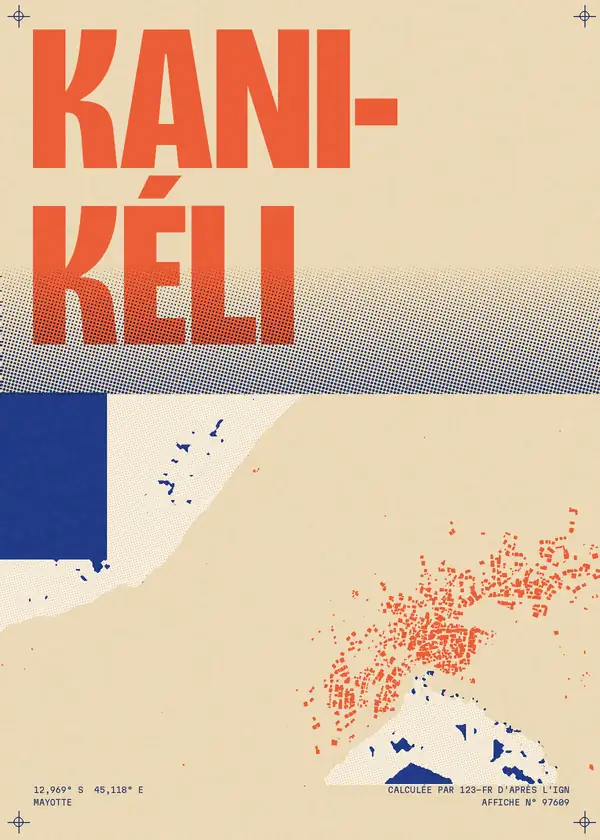 Affiche de Kani-Kéli, calculée par 123-fr d'après l'IGN