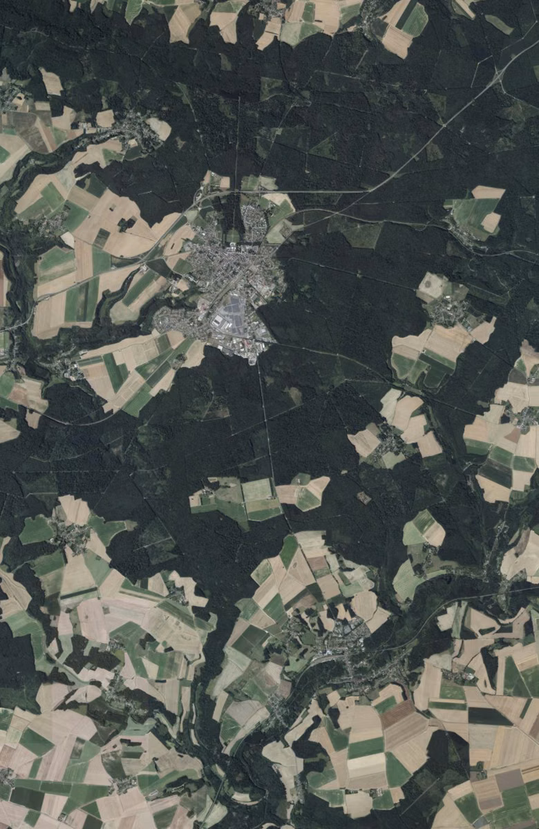 Villers-Cotterêts aujourd'hui, le territoire vu du ciel