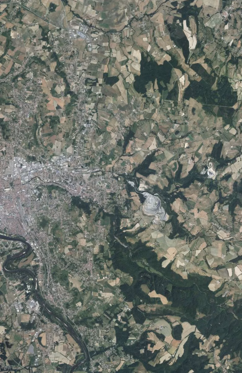 Cusset aujourd'hui, le territoire vu du ciel