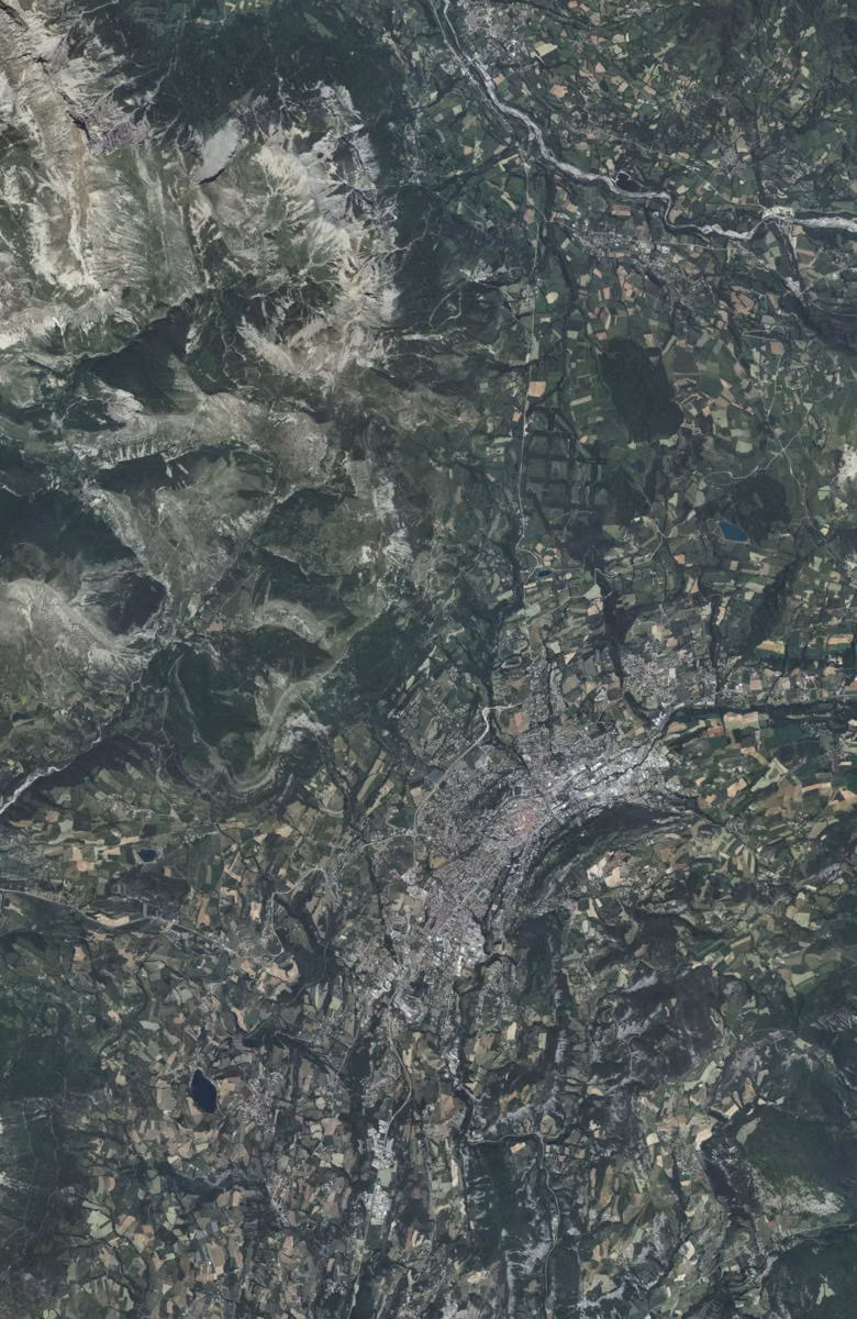 Gap aujourd'hui, le territoire vu du ciel