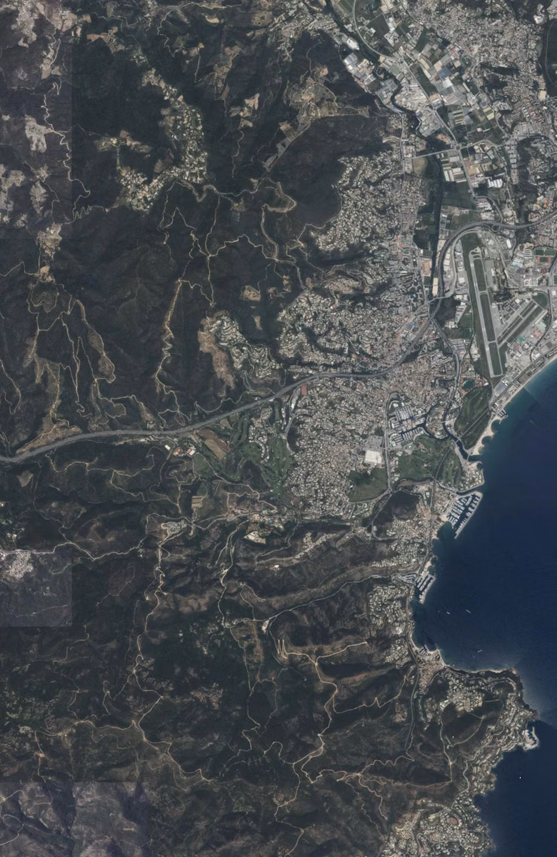 Mandelieu-la-Napoule aujourd'hui, le territoire vu du ciel