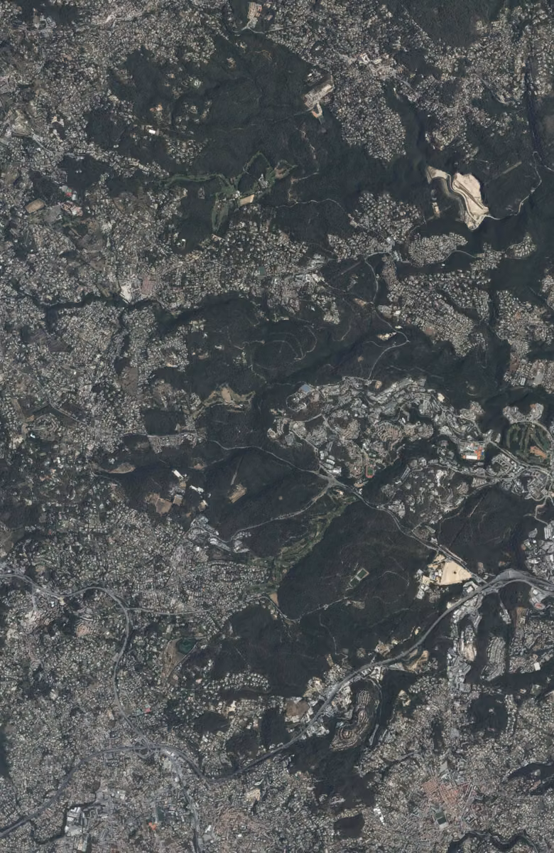 Valbonne aujourd'hui, le territoire vu du ciel