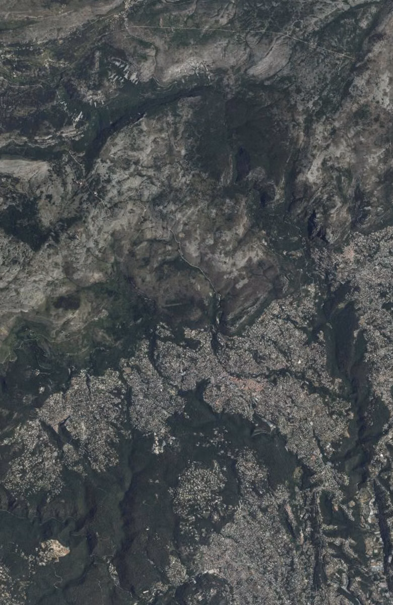 Vence aujourd'hui, le territoire vu du ciel
