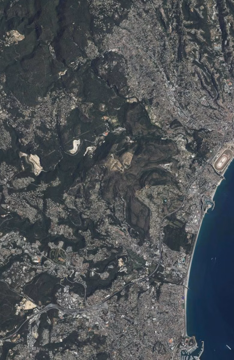 Villeneuve-Loubet aujourd'hui, le territoire vu du ciel