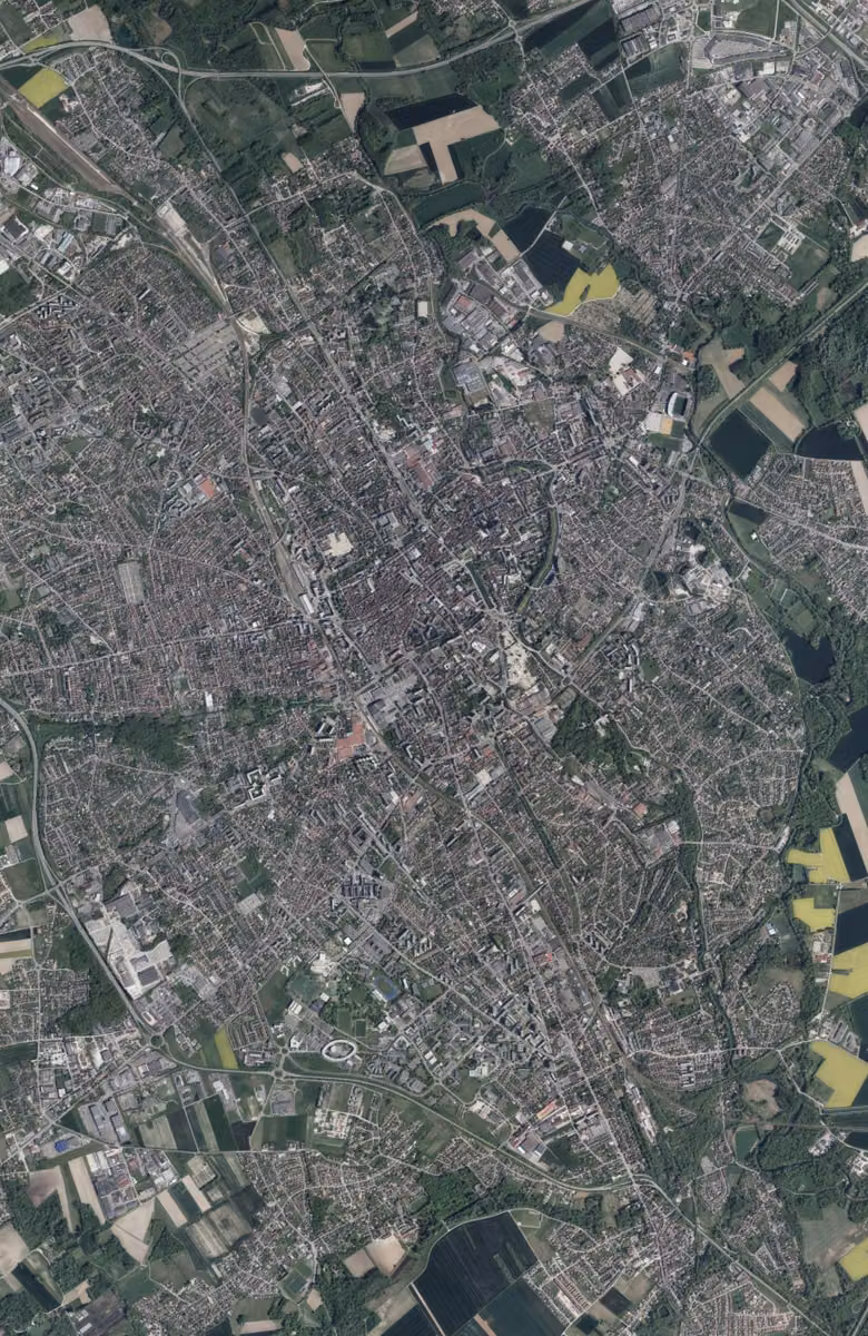 Troyes aujourd'hui, le territoire vu du ciel