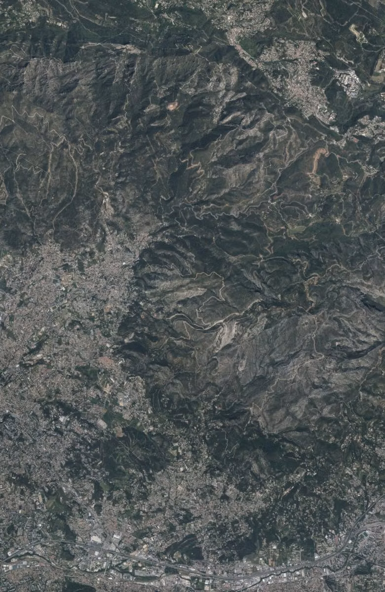 Allauch aujourd'hui, le territoire vu du ciel