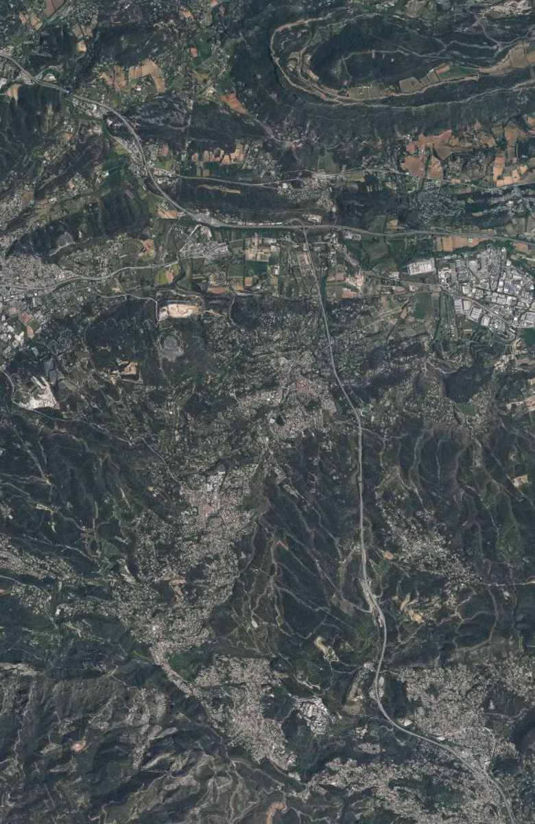Fuveau aujourd'hui, le territoire vu du ciel