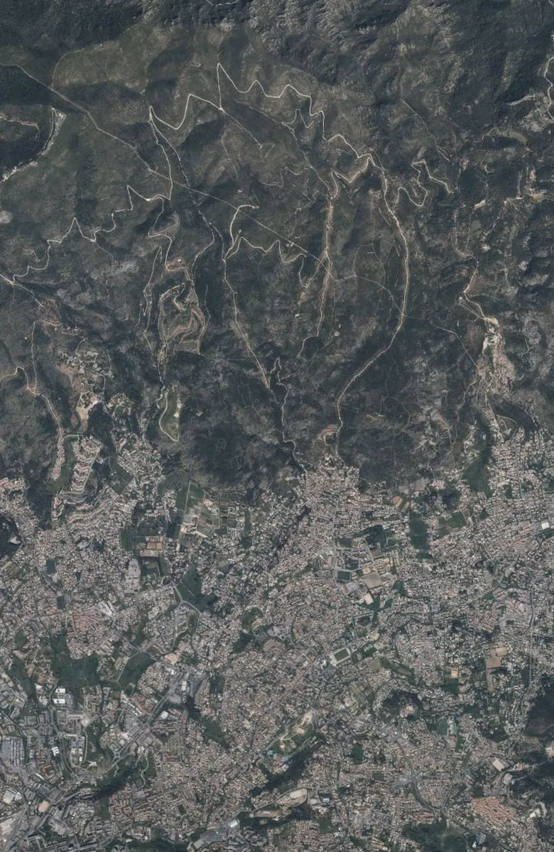 Plan-de-Cuques aujourd'hui, le territoire vu du ciel