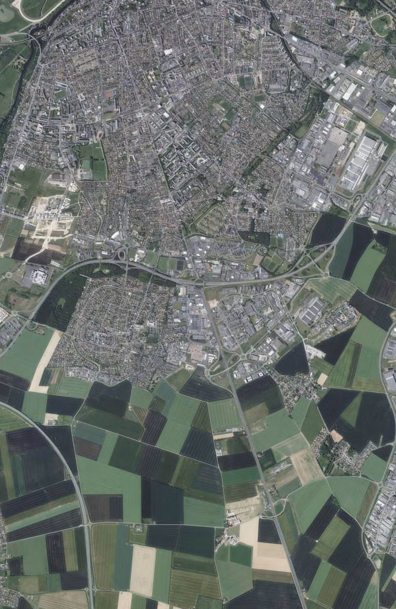 Ifs aujourd'hui, le territoire vu du ciel
