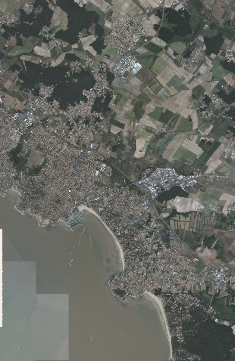 Royan aujourd'hui, le territoire vu du ciel