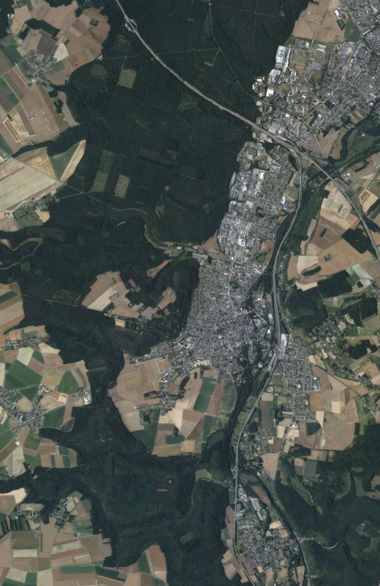 Louviers aujourd'hui, le territoire vu du ciel