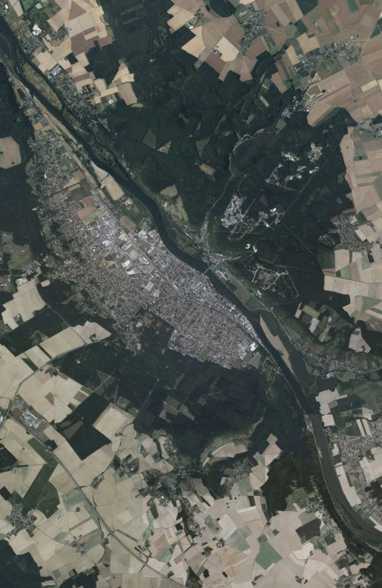 Vernon aujourd'hui, le territoire vu du ciel