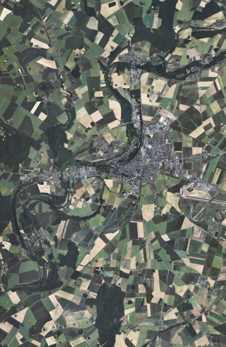 Châteaudun aujourd'hui, le territoire vu du ciel
