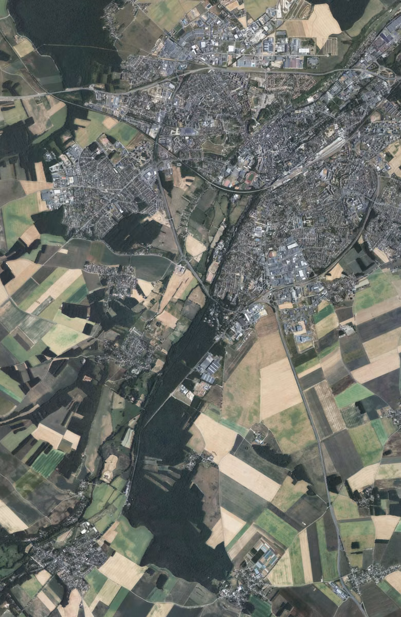 Vernouillet aujourd'hui, le territoire vu du ciel