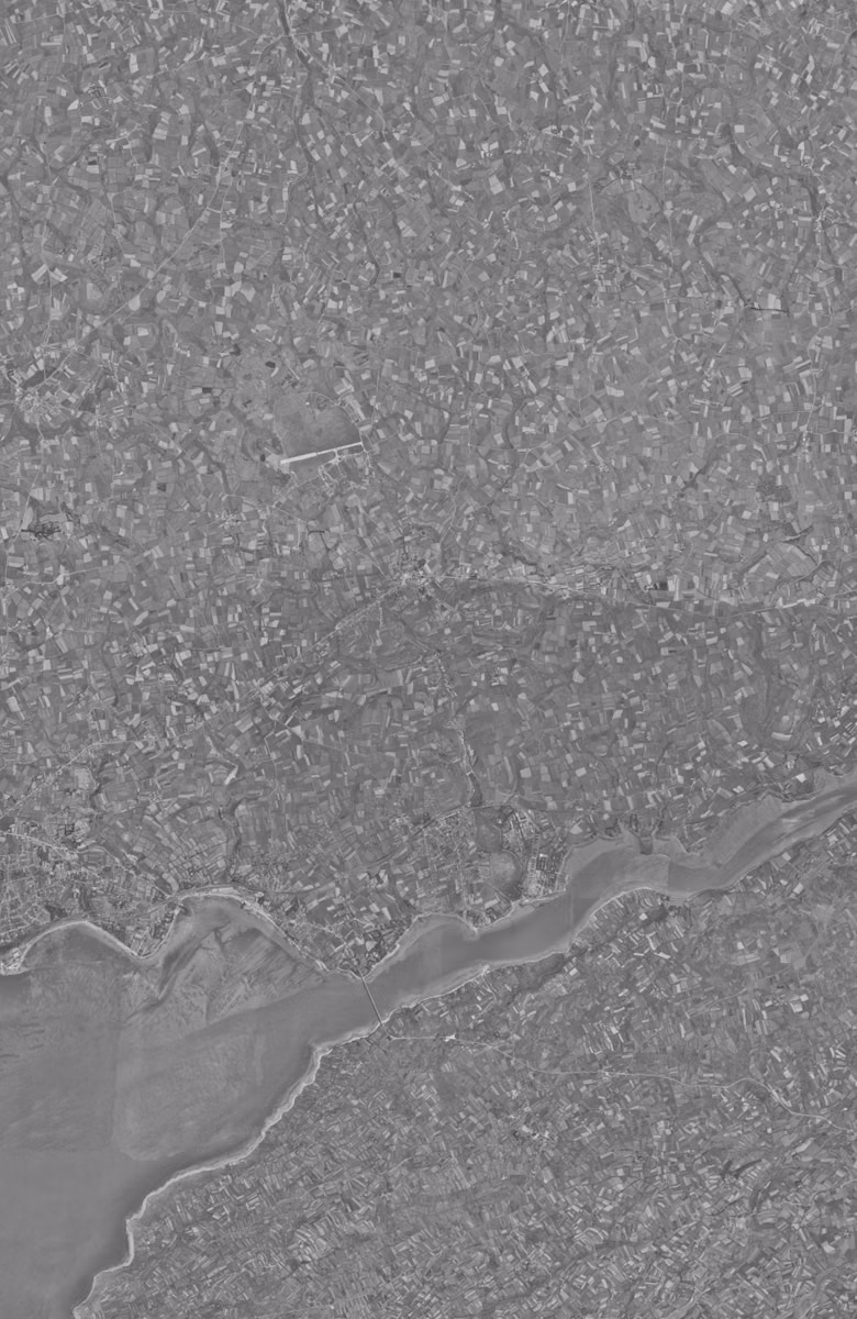 Guipavas en 1952, le territoire vu du ciel, au même cadrage
