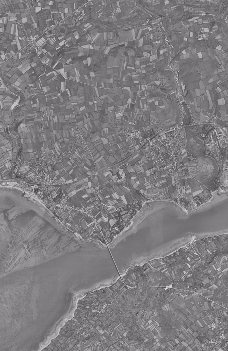 Le Relecq-Kerhuon en 1952, le territoire vu du ciel, au même cadrage