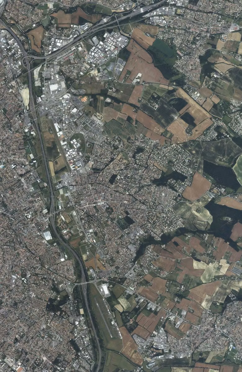 Balma aujourd'hui, le territoire vu du ciel