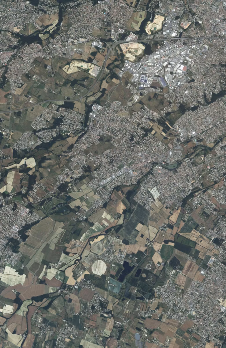Plaisance-du-Touch aujourd'hui, le territoire vu du ciel