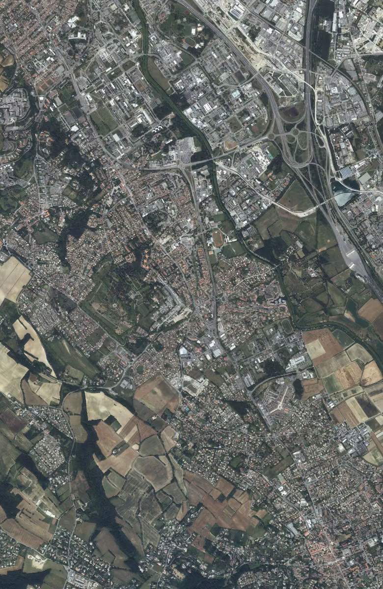 Ramonville-Saint-Agne aujourd'hui, le territoire vu du ciel