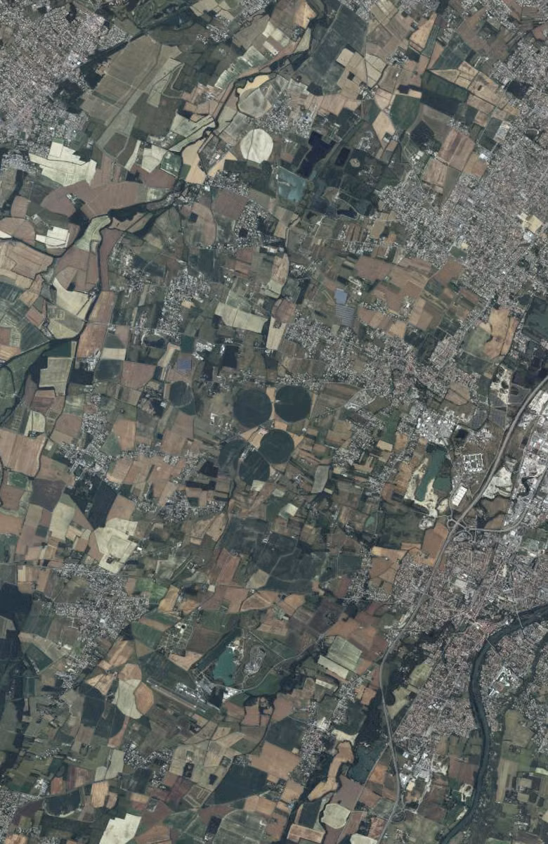 Seysses aujourd'hui, le territoire vu du ciel