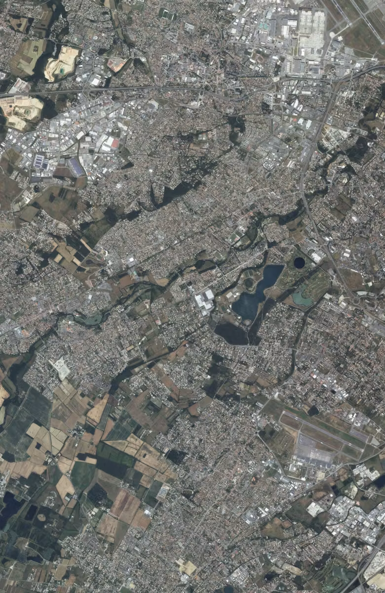 Tournefeuille aujourd'hui, le territoire vu du ciel