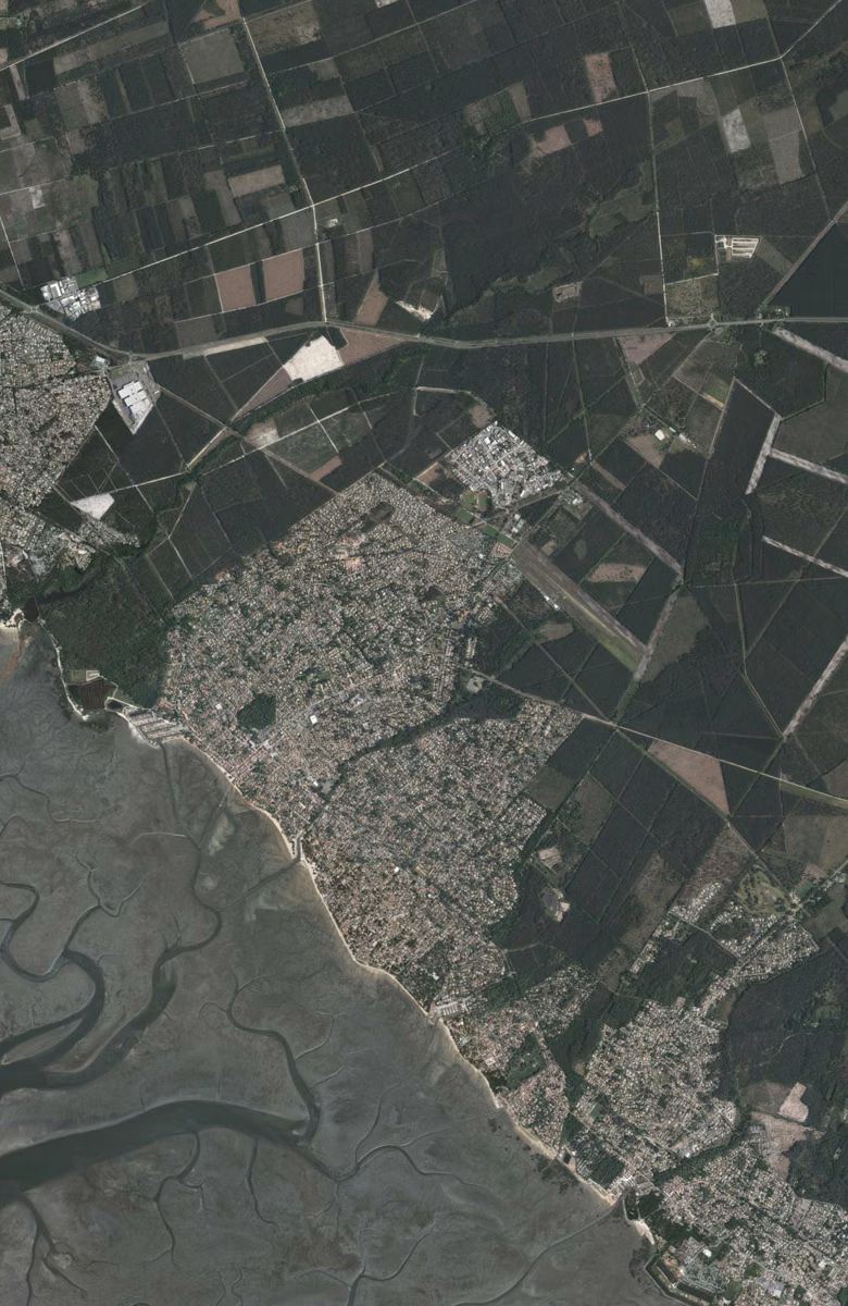 Andernos-les-Bains aujourd'hui, le territoire vu du ciel