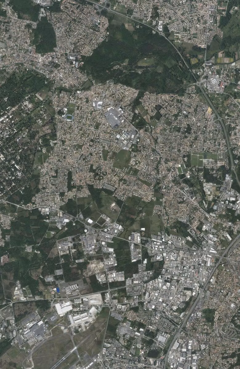 Le Haillan aujourd'hui, le territoire vu du ciel