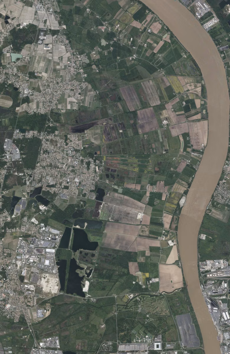 Parempuyre aujourd'hui, le territoire vu du ciel