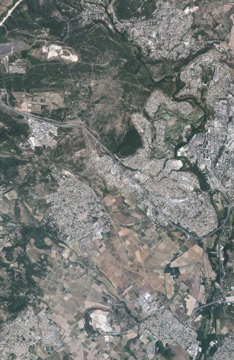 Juvignac aujourd'hui, le territoire vu du ciel
