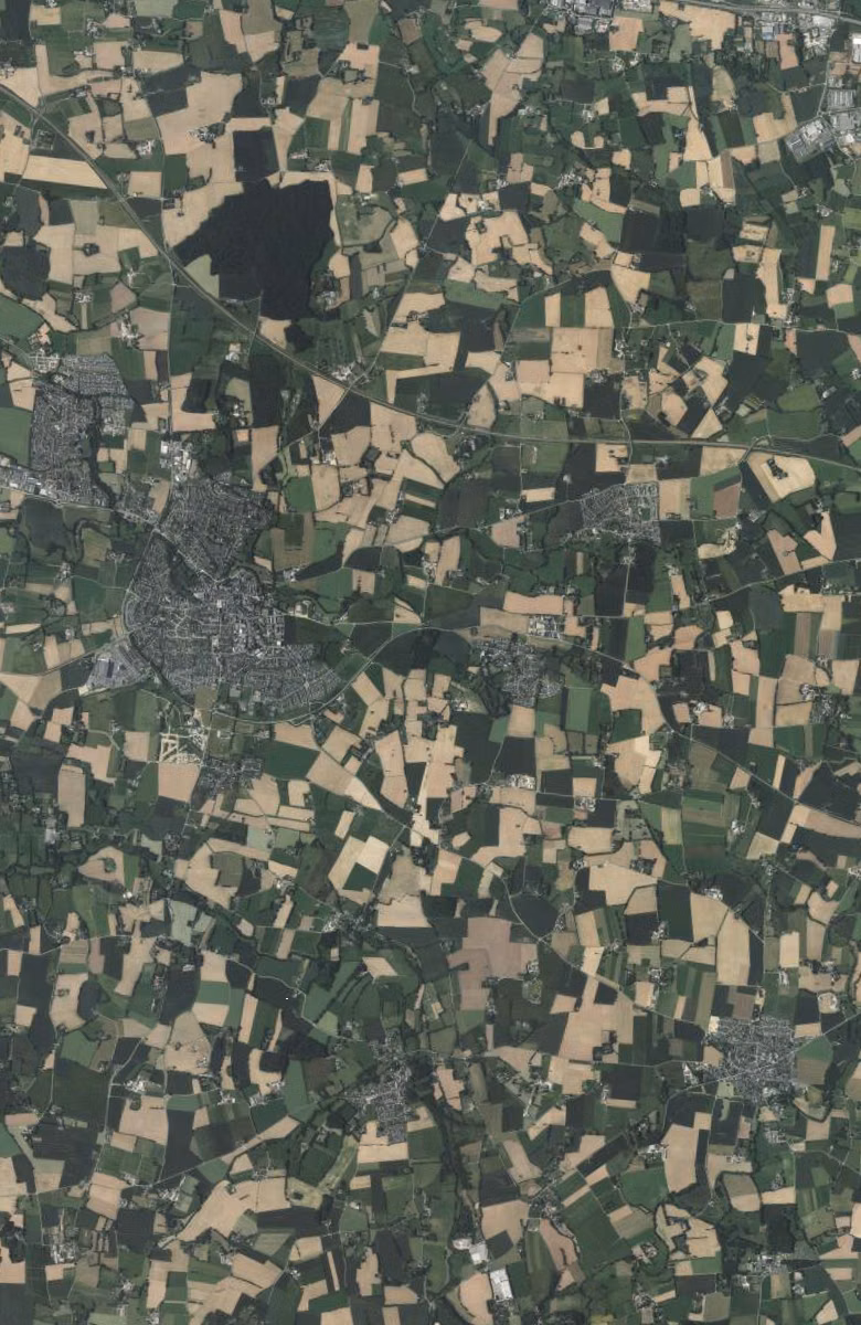 Châteaugiron aujourd'hui, le territoire vu du ciel