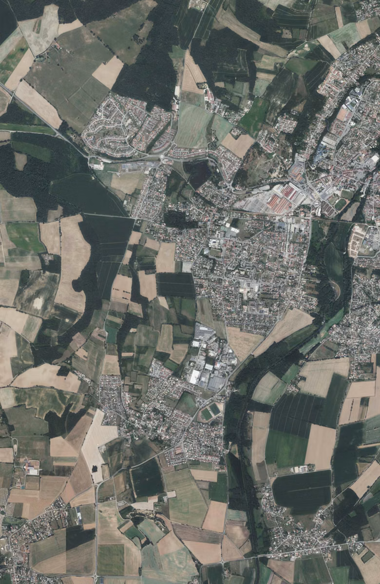 Charvieu-Chavagneux aujourd'hui, le territoire vu du ciel