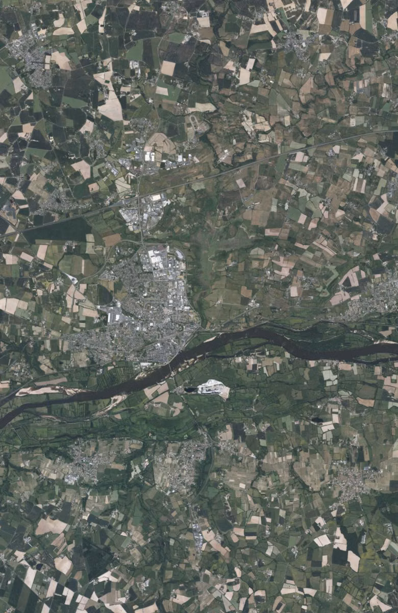 Ancenis-Saint-Géréon aujourd'hui, le territoire vu du ciel