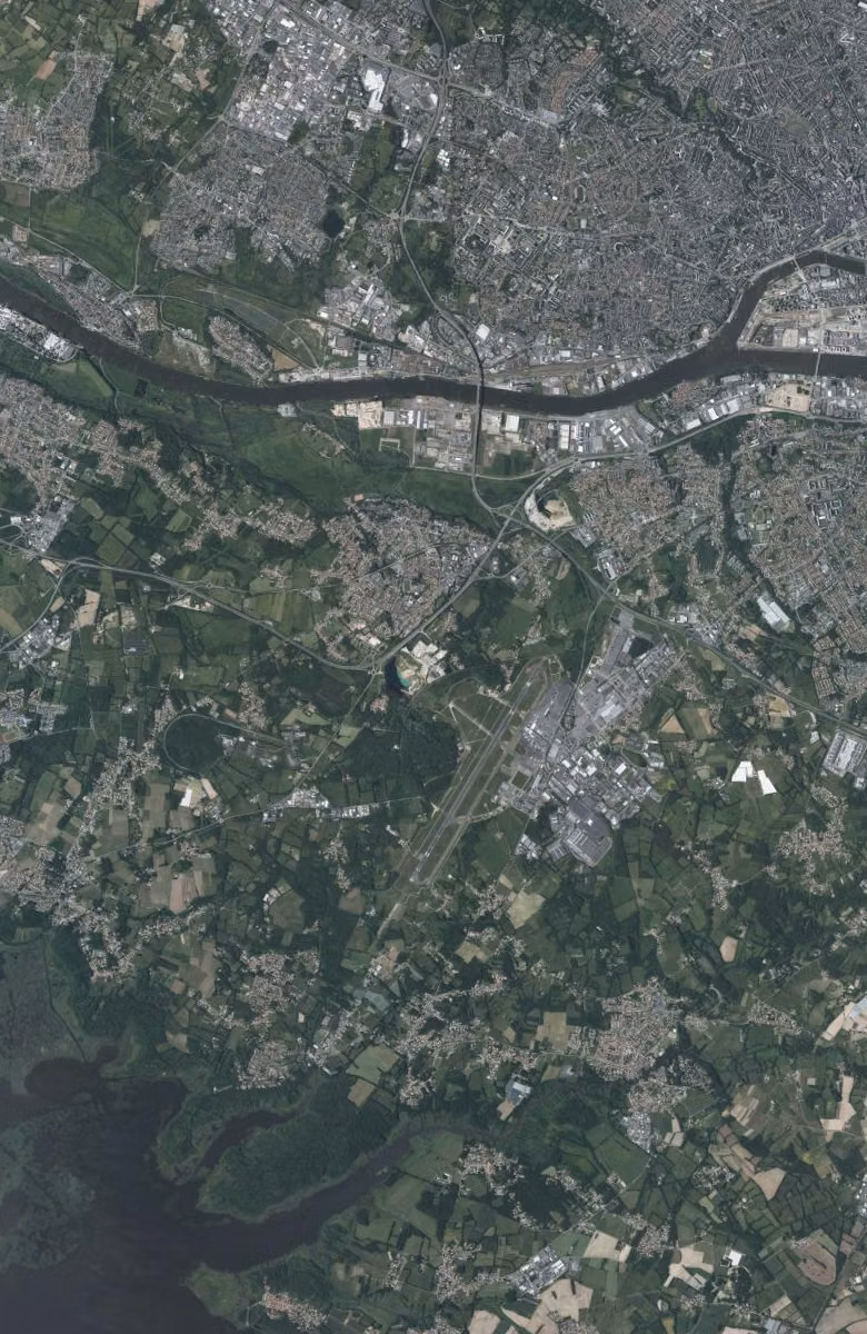 Bouguenais aujourd'hui, le territoire vu du ciel
