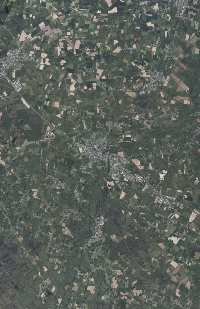 Pontchâteau aujourd'hui, le territoire vu du ciel