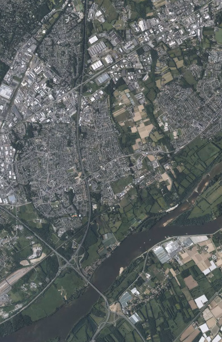Sainte-Luce-sur-Loire aujourd'hui, le territoire vu du ciel