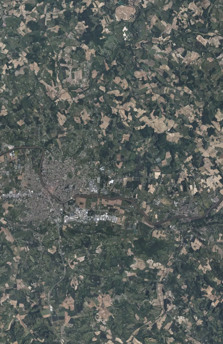 Villeneuve-sur-Lot aujourd'hui, le territoire vu du ciel